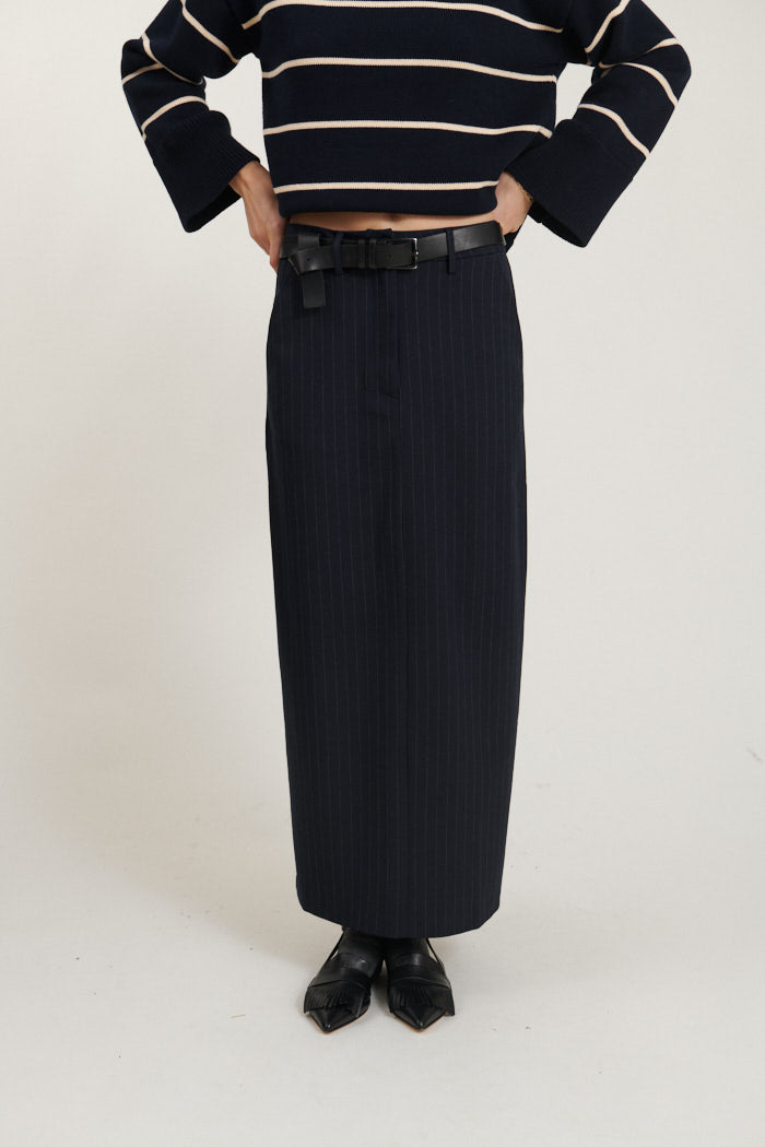 Basic Apparel Marjorie Long Skirt Skirts 606 Sky Captain